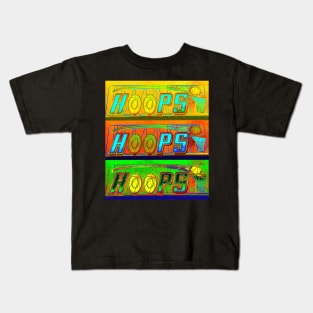 Hoops pop art Kids T-Shirt